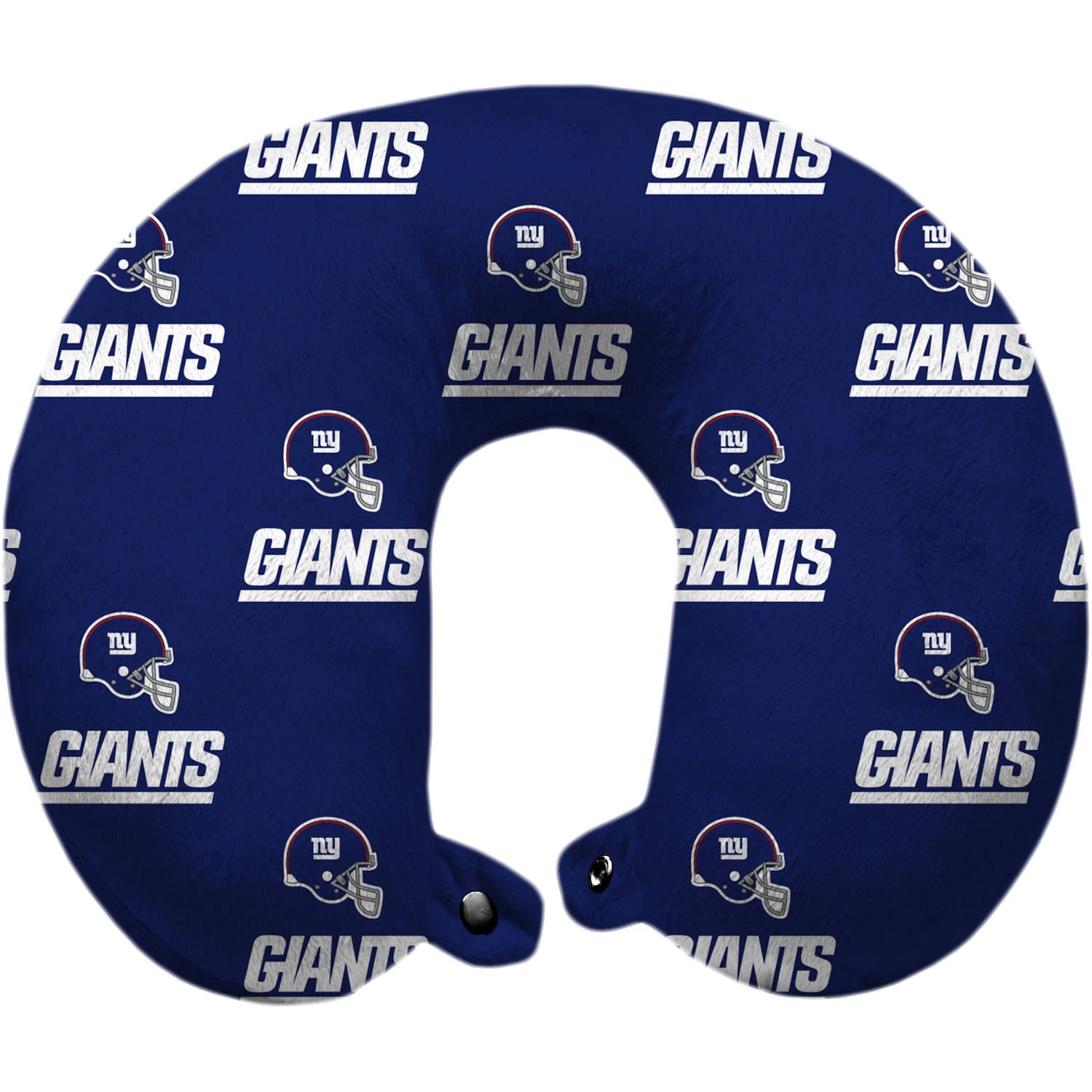 NFL Licensed Polyester Fill Relaxation Uneck Travel Pillow New York Giants Walmart