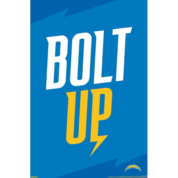 NFL Los Angeles Chargers - Bolt Up 26 Wall Poster, 22.375" x 34"