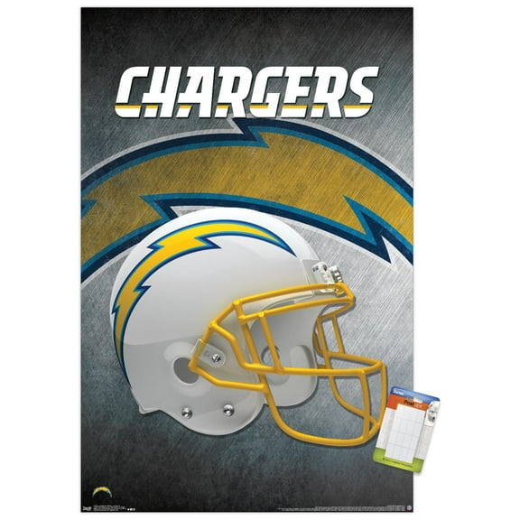 NFL Los Angeles Chargers - Helmet 19 Wall Poster, 14.725" x 22.375"