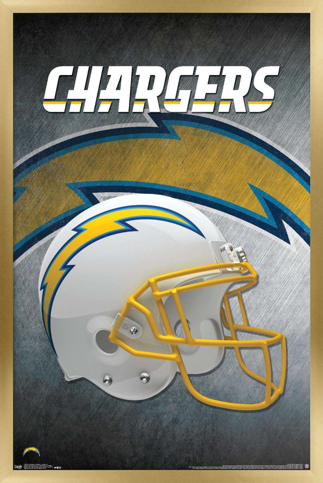 Trends International NFL League - Helmets 22 Framed Wall Poster Prints White Framed Version 22.375 x 34