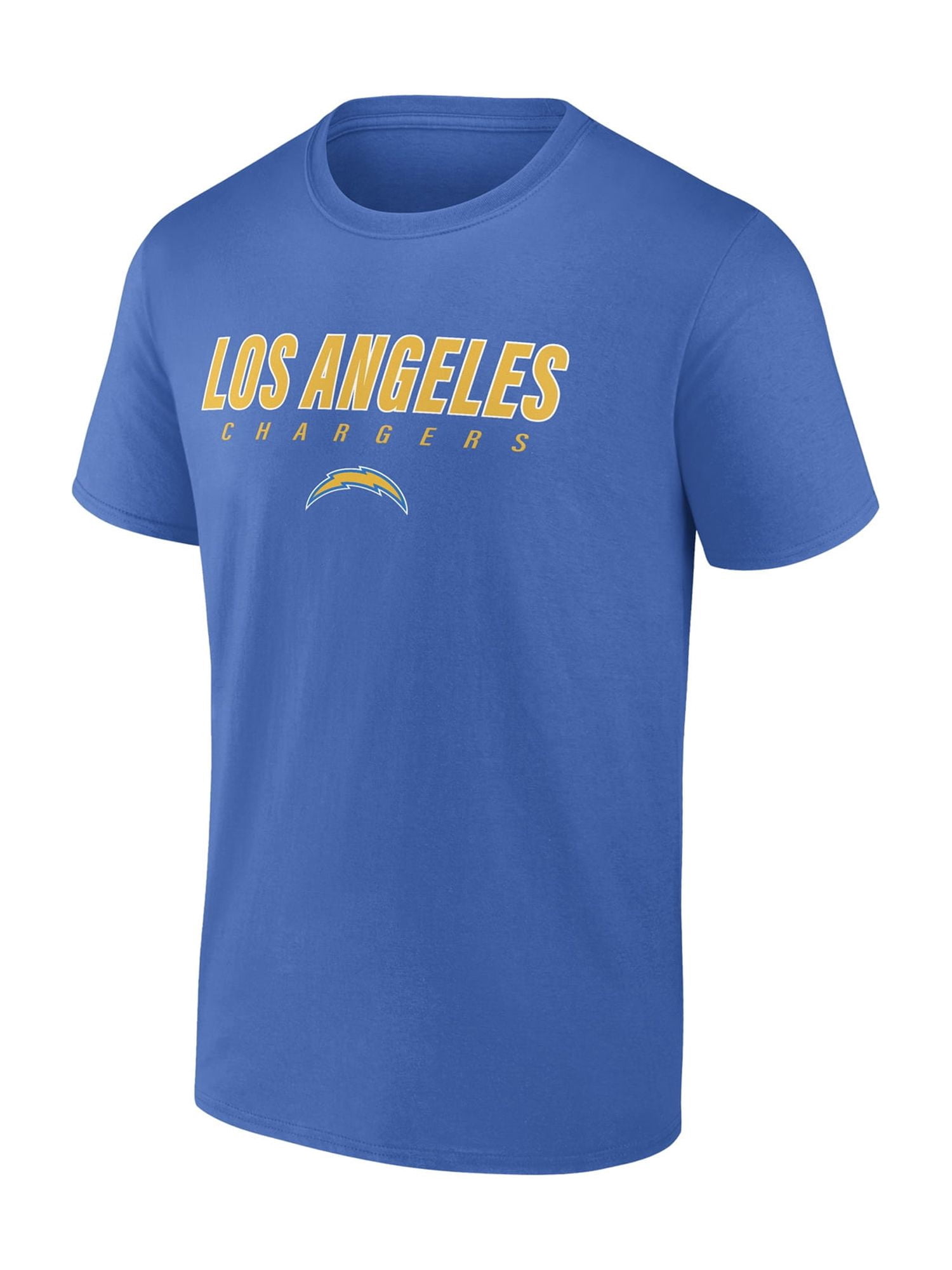NFL Los Angeles Chargers Men's Cotton Blue Short Sleeve T-Shirt