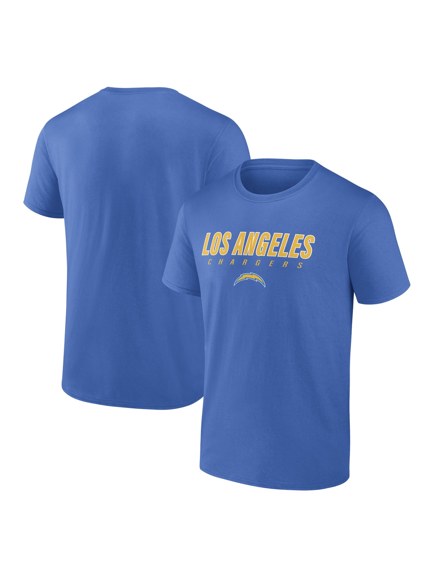 NFL Los Angeles Chargers Men's Cotton Blue Short Sleeve T-Shirt