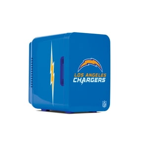 NFL Los Angeles Chargers Mini Fridge, Powder Blue, 4L, 6 Cans