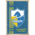thumbnail image 1 of NFL Los Angeles Chargers - Retro Logo 17 Wall Poster, 22.375" x 34", 1 of 2