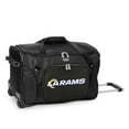 thumbnail image 1 of NFL Los Angeles Rams 22In Wheeled Duffel Nylon Bag, 1 of 6