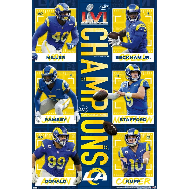 NFL Los Angeles Rams Commemorative Super Bowl LVI Champions