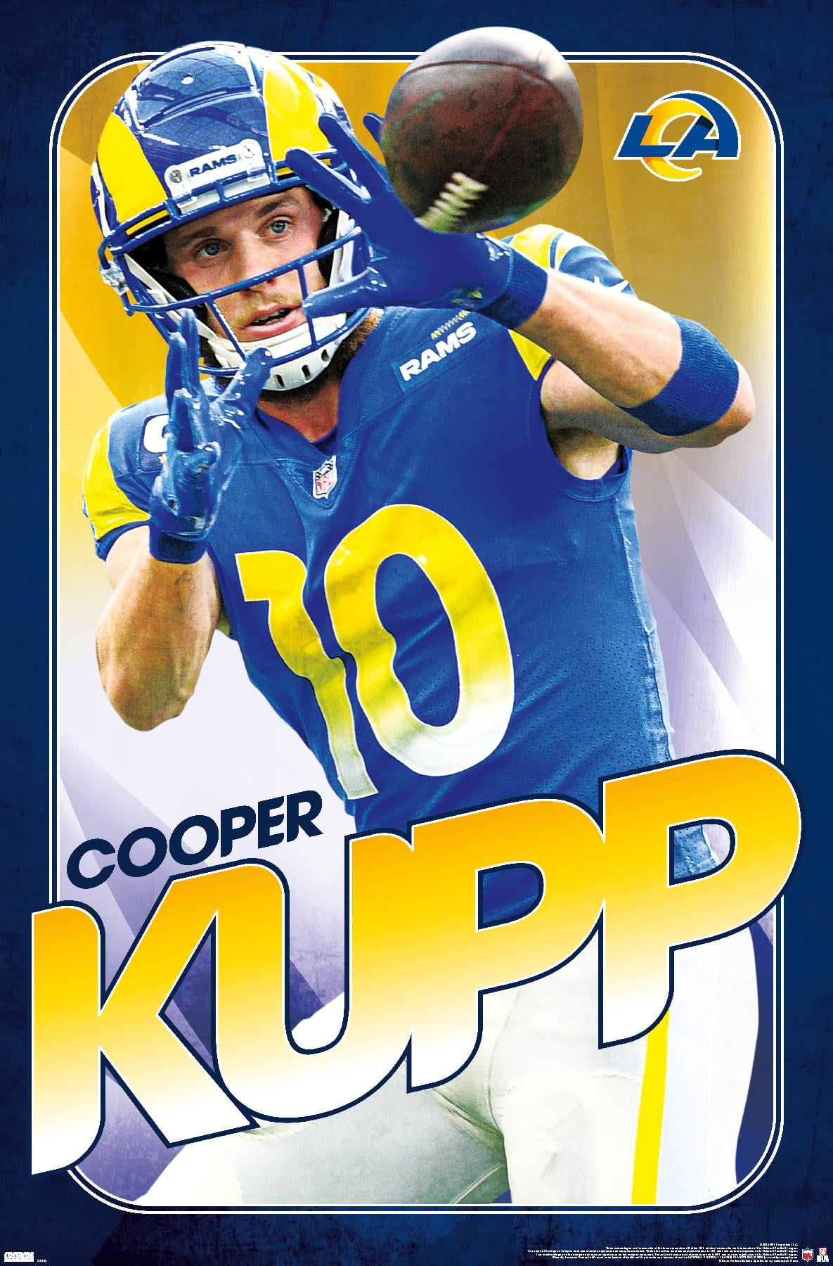 NFL Los Angeles Rams - Cooper Kupp 22 Wall Poster, 22.375' x 34' Framed