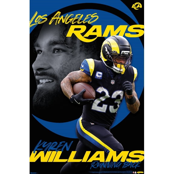 NFL Los Angeles Rams - Kyren Williams 26 Wall Poster, 14.725" x 22.375"