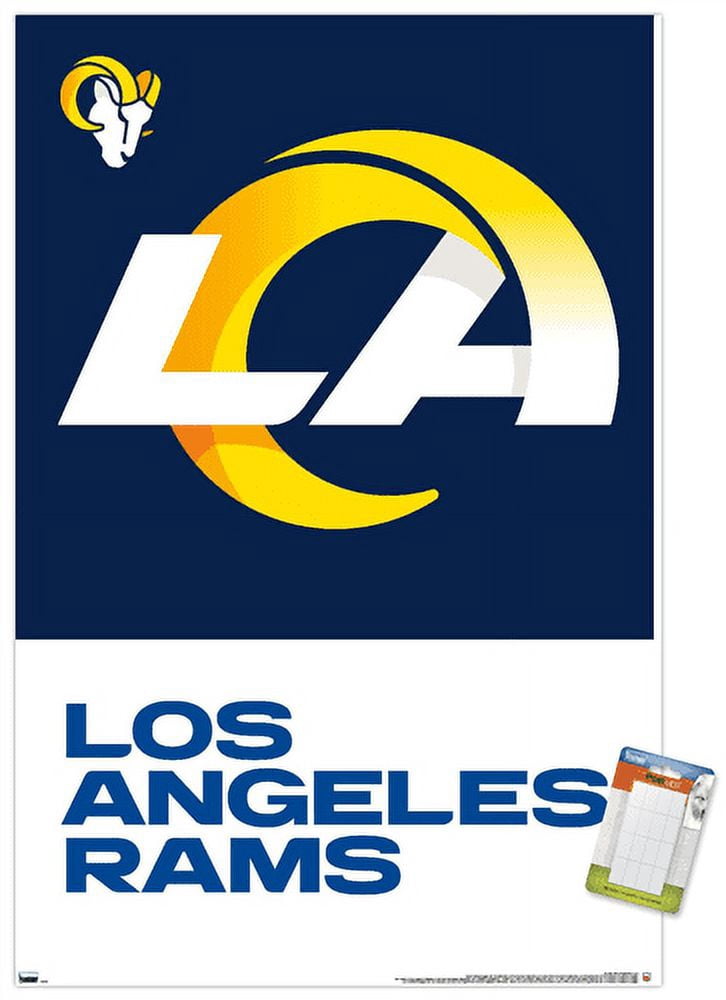 NFL Los Angeles Rams - Logo 20 Wall Poster, 14.725" x 22.375"