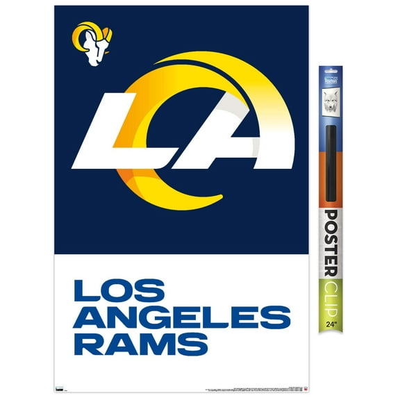 NFL Los Angeles Rams - Logo 20 Wall Poster, 22.375" x 34"