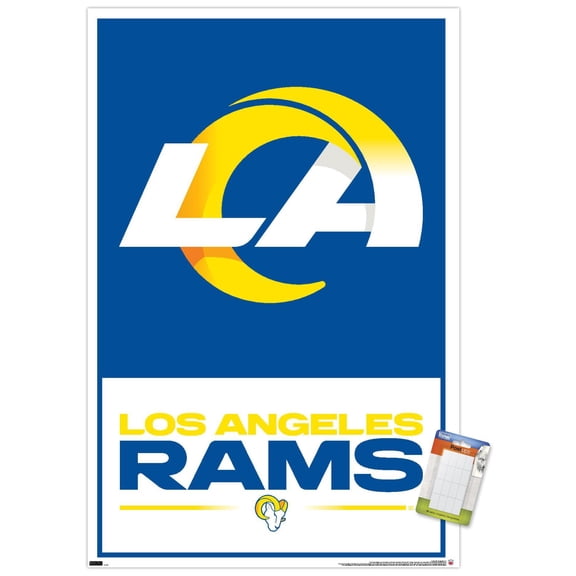 NFL Los Angeles Rams - Logo 21 Wall Poster, 22.375" x 34"