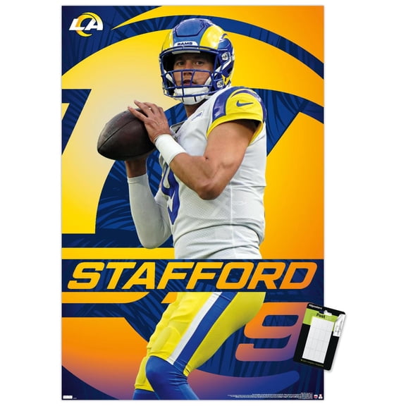 NFL Los Angeles Rams - Matthew Stafford 21 Wall Poster, 22.375" x 34"
