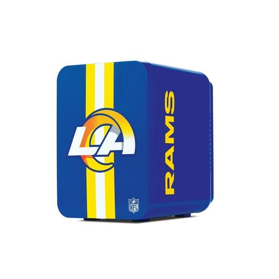 NFL Los Angeles Rams Mini Fridge, Rams Royal, 4L, 6 Cans