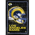 thumbnail image 1 of NFL Los Angeles Rams - Neon Helmet 23 Wall Poster, 14.725" x 22.375" Framed, 1 of 6