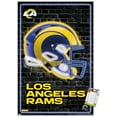 thumbnail image 1 of NFL Los Angeles Rams - Neon Helmet 23 Wall Poster, 14.725" x 22.375", 1 of 5