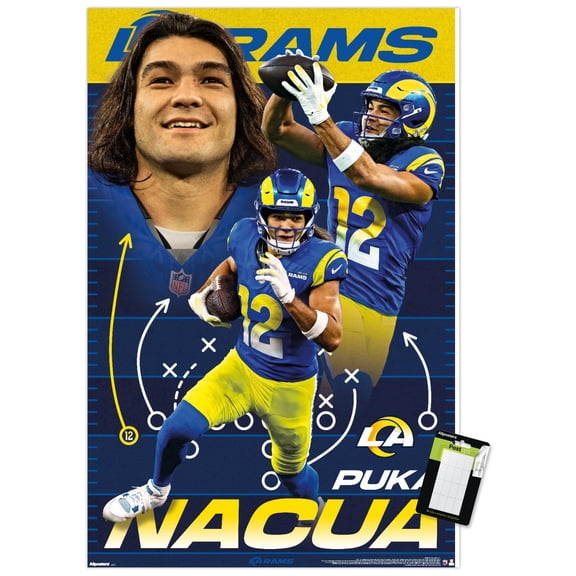NFL Los Angeles Rams - Puka Nacua 25 Wall Poster, 22.375" x 34"