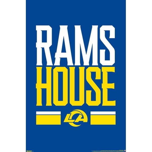 NFL Los Angeles Rams - Rams House 26 Wall Poster, 14.725" x 22.375"