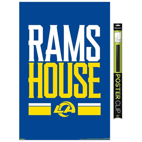 NFL Los Angeles Rams - Rams House 26 Wall Poster, 22.375" x 34"