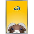 thumbnail image 1 of NFL Los Angeles Rams - S. Preston Mascot Rampage Wall Poster, 14.725" x 22.375", Framed, 1 of 3