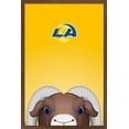 thumbnail image 1 of NFL Los Angeles Rams - S. Preston Mascot Rampage Wall Poster, 22.375" x 34", Framed, 1 of 3