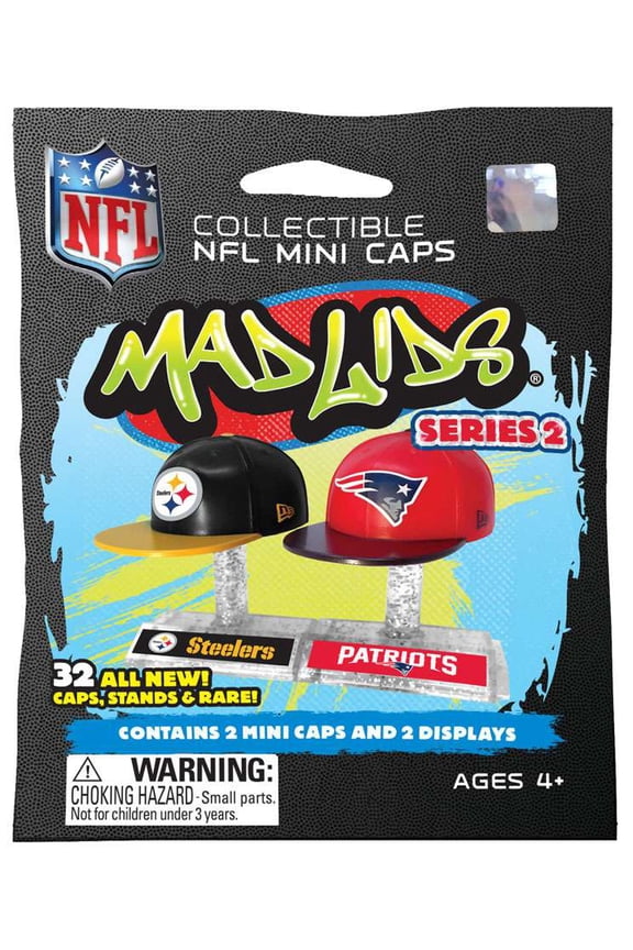 NFL Mad Lids Series 2 Mystery Pack