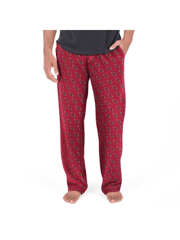NFL Mens Arizona Cardinals All Over Print Pajama Pants