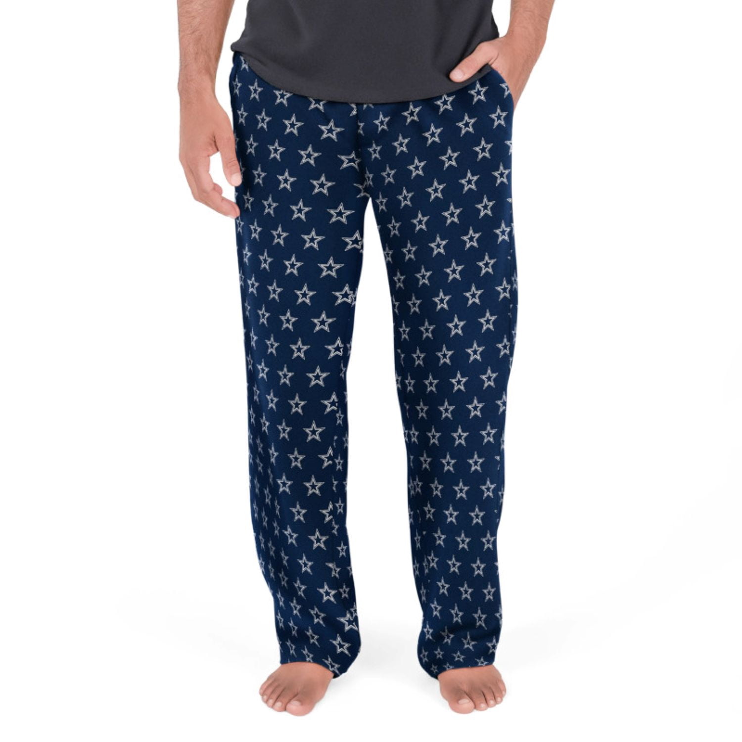 NFL Mens Dallas Cowboys All Over Print Pajama Pants
