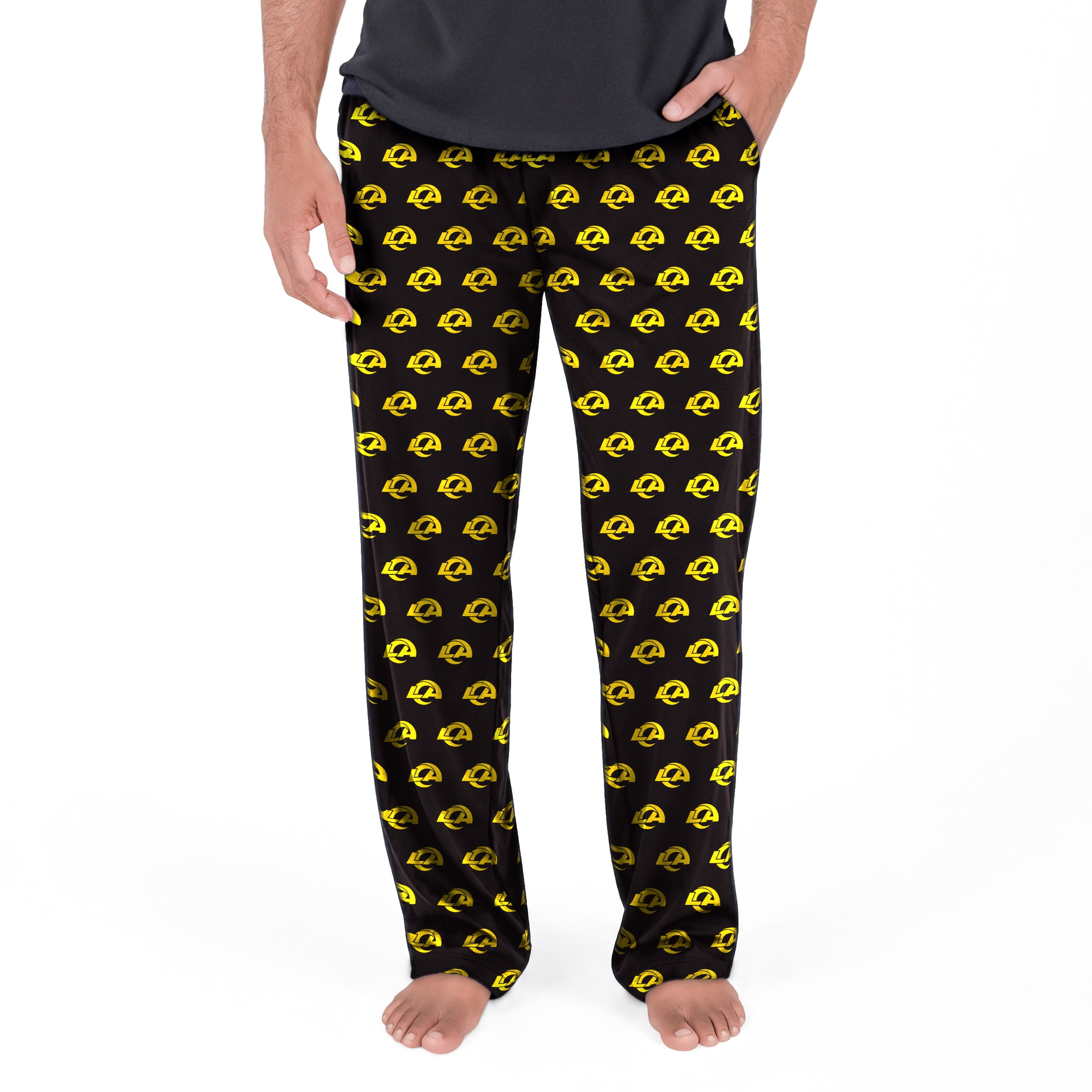 NFL Mens Los Angeles Rams All Over Print Pajama Pants