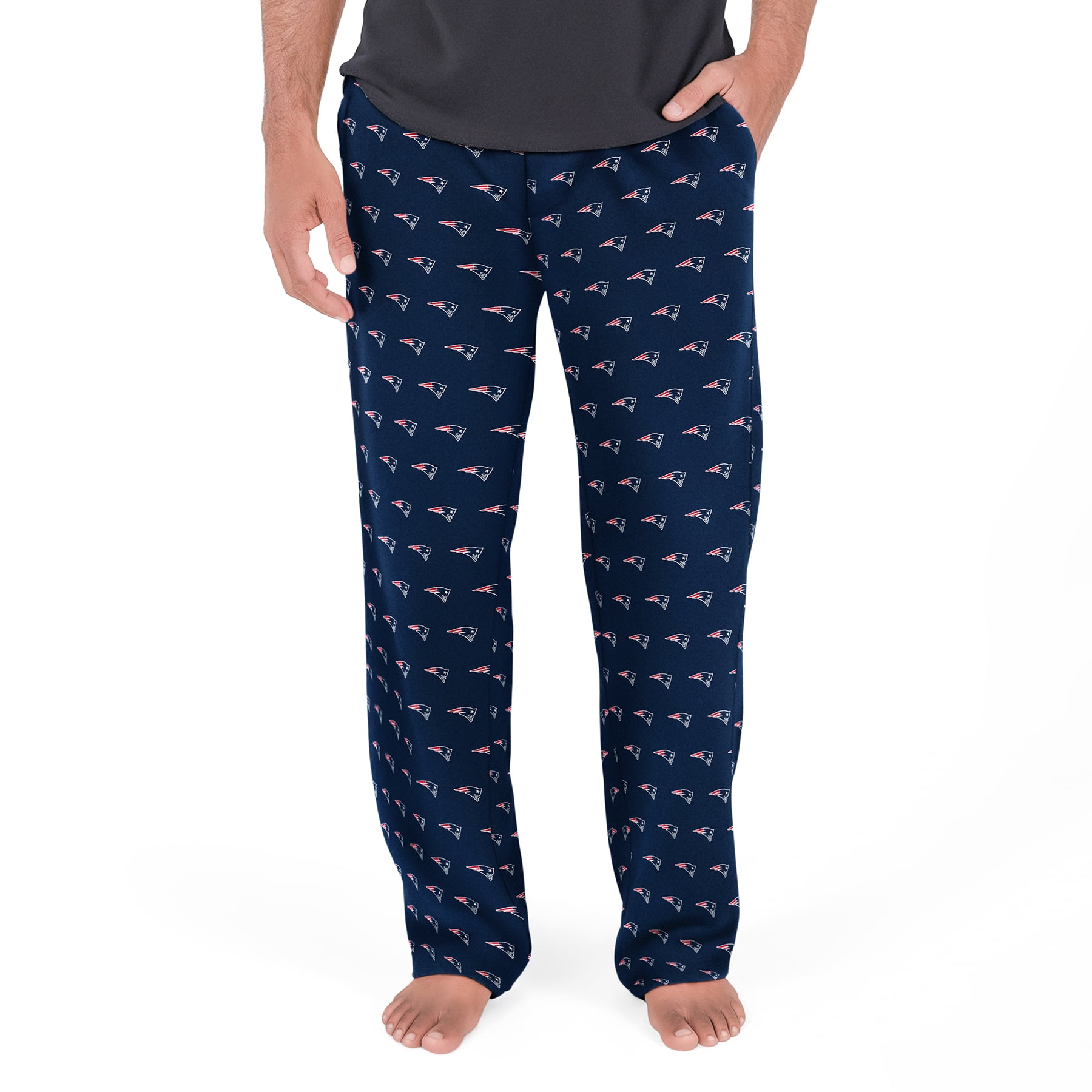 NFL Mens New England Patriots All Over Print Pajama Pants