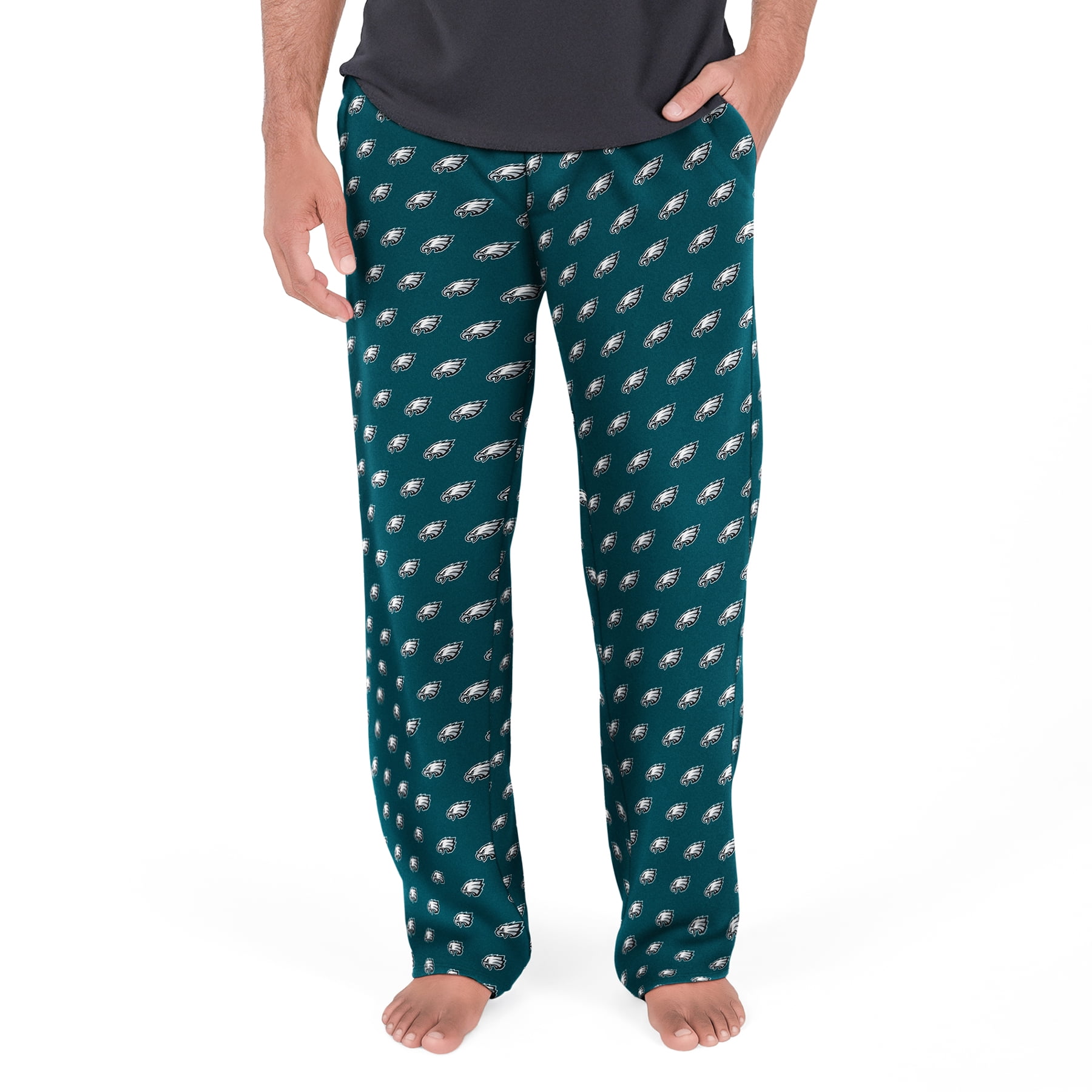 NFL Mens Philadelphia Eagles All Over Print Pajama Pants