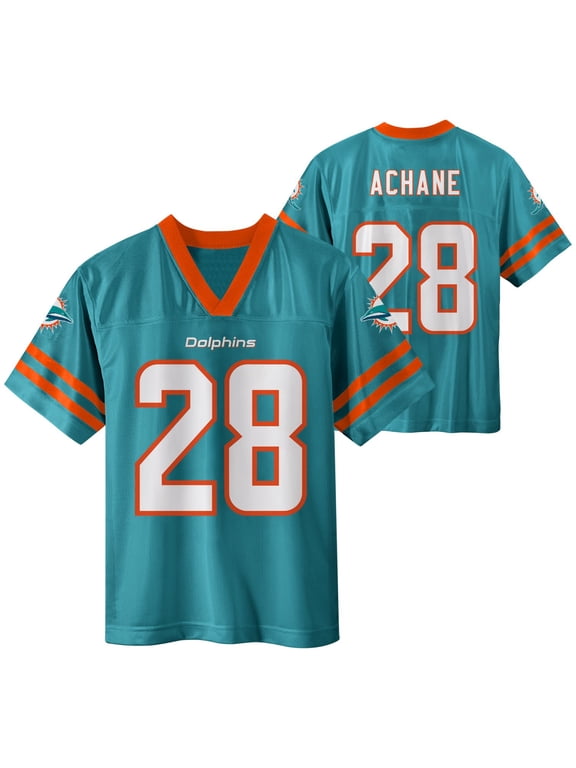 NFL Miami Dolphins Boys Sports Jerseys Game Day Fan Apparel - Achane