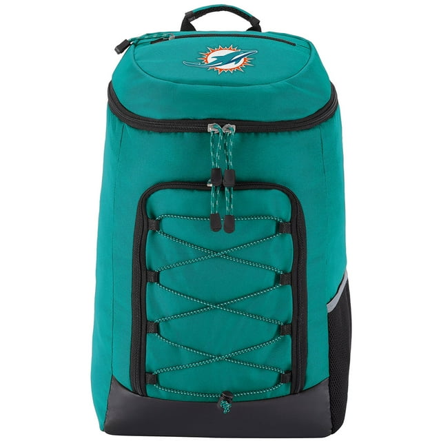 NFL Miami Dolphins "Competitor" Top-Loader Backpack, 19" x 7" x 12"