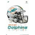 thumbnail image 1 of NFL Miami Dolphins - Drip Helmet 20 Wall Poster, 14.725" x 22.375", 1 of 3