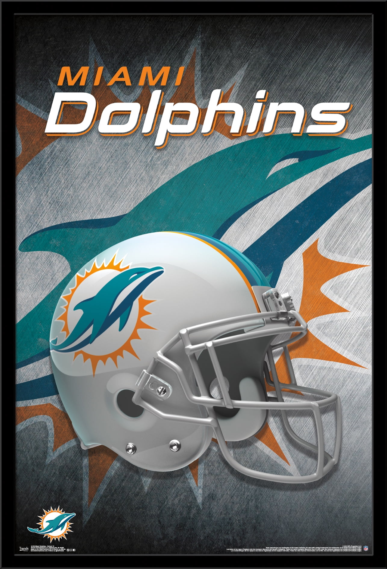 : Miami City Dolphins American Football Poster Football