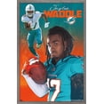 thumbnail image 1 of NFL Miami Dolphins - Jaylen Waddle 21 Wall Poster, 14.725" x 22.375", Framed, 1 of 4