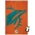 thumbnail image 1 of NFL Miami Dolphins - Logo 25 Wall Poster, 14.725" x 22.375", 1 of 5