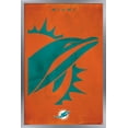 thumbnail image 1 of NFL Miami Dolphins - Logo 25 Wall Poster, 22.375" x 34" Framed, 1 of 5