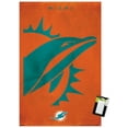 thumbnail image 1 of NFL Miami Dolphins - Logo 25 Wall Poster, 22.375" x 34", 1 of 5