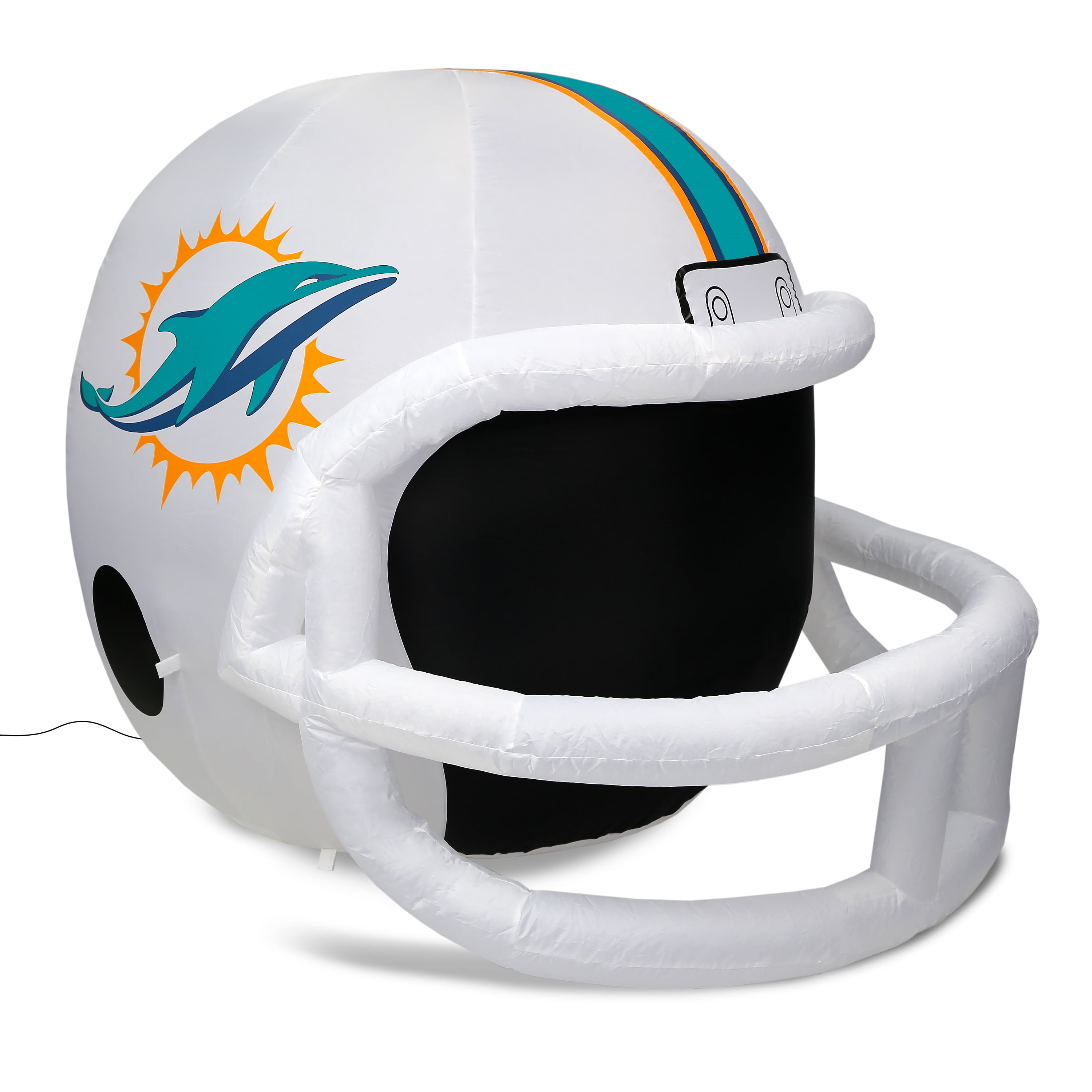 NFL Miami Dolphins Team Inflatable Lawn Helmet, White, One Size 