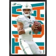 thumbnail image 1 of NFL Miami Dolphins - Tua Tagovailoa 20 Wall Poster, 22.375" x 34", Framed, 1 of 4