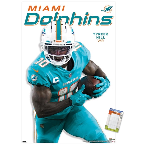 NFL Miami Dolphins - Tyreek Hill Feature Series 23 Wall Poster, 14.725" x 22.375"