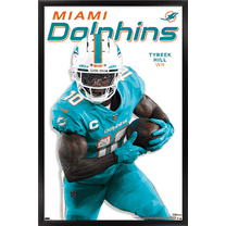 NFL Miami Dolphins - Tyreek Hill Feature Series 23 Wall Poster, 22.375" x 34" Framed