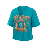 NFL Miami Dolphins Women's Cotton Green Short Sleeve T-Shirt