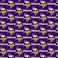 thumbnail image 1 of NFL Minnesota Vikings 100% Cotton Team Logo Fabric, 58" x 2 Yards, Pre-Cut, Purple & Yellow, 1 of 1