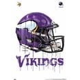 thumbnail image 1 of NFL Minnesota Vikings - Drip Helmet 20 Wall Poster, 22.375" x 34", 1 of 3