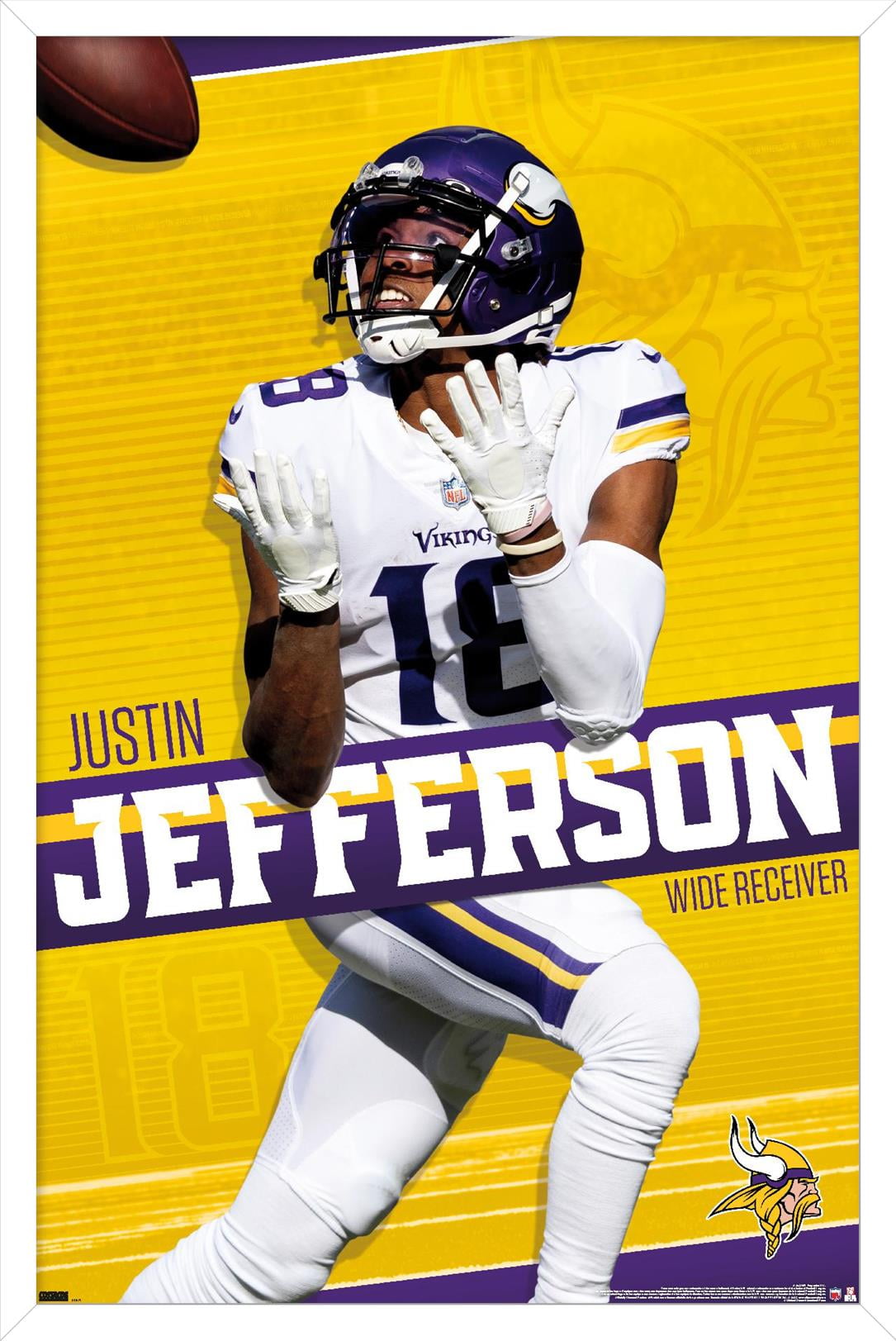 NFL Series 3 Minnesota Vikings Justin Jefferson Action Figure