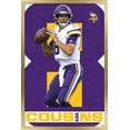 thumbnail image 1 of NFL Minnesota Vikings - Kirk Cousins 18 Wall Poster, 14.725" x 22.375", Framed, 1 of 3