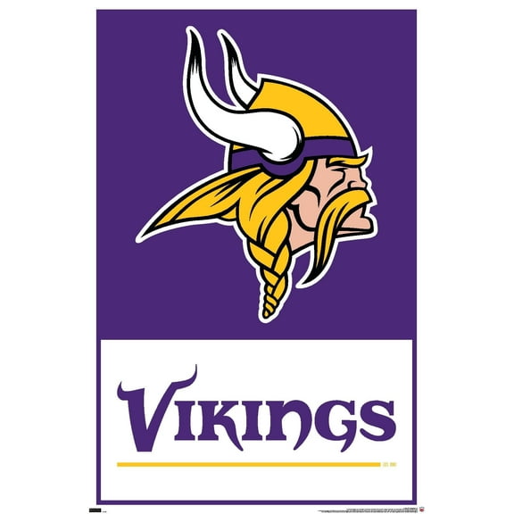 NFL Minnesota Vikings - Logo 21 Wall Poster, 22.375" x 34"