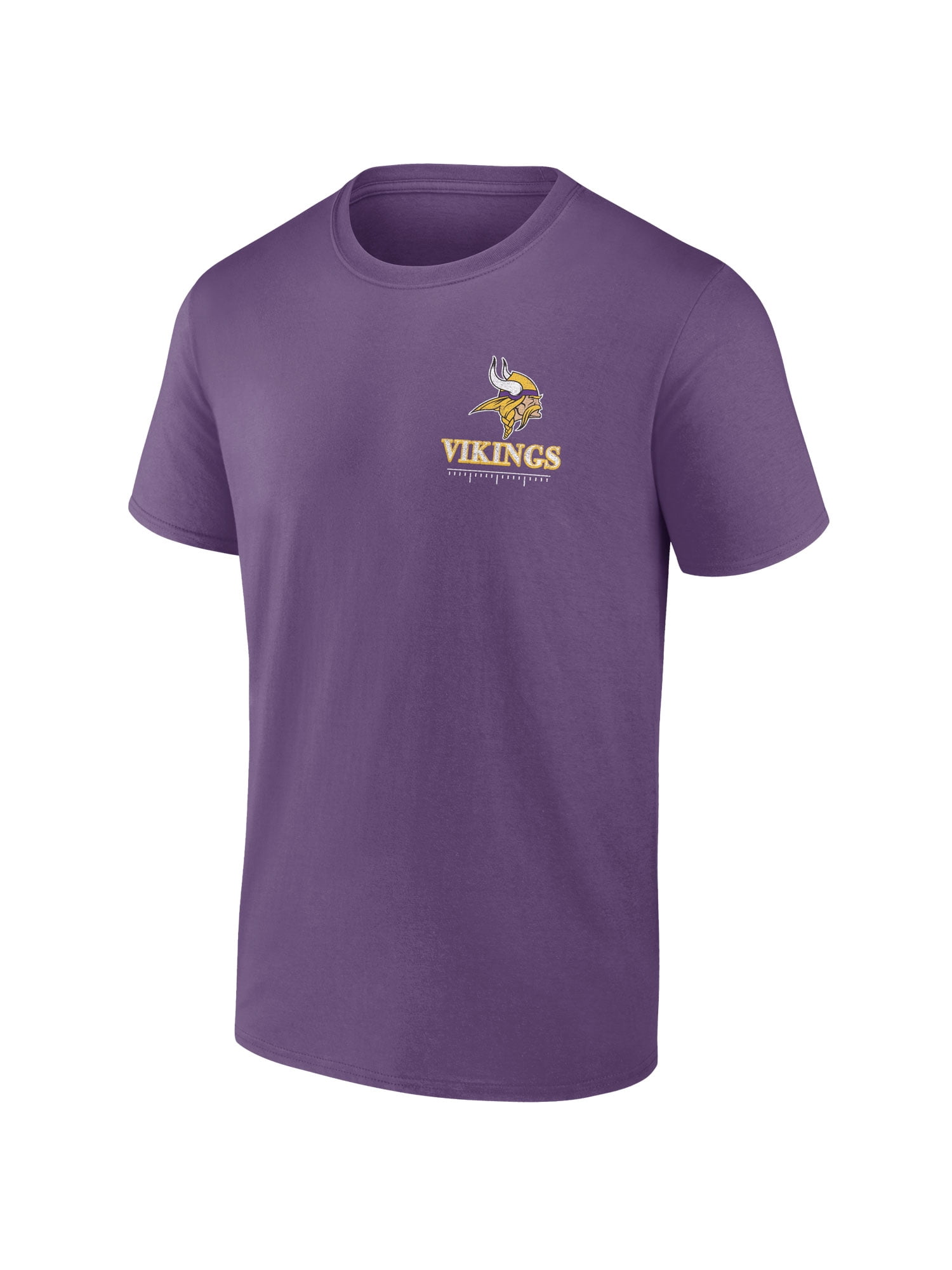 NFL Minnesota Vikings Men's Cotton Faded Purple Short Sleeve T-Shirt