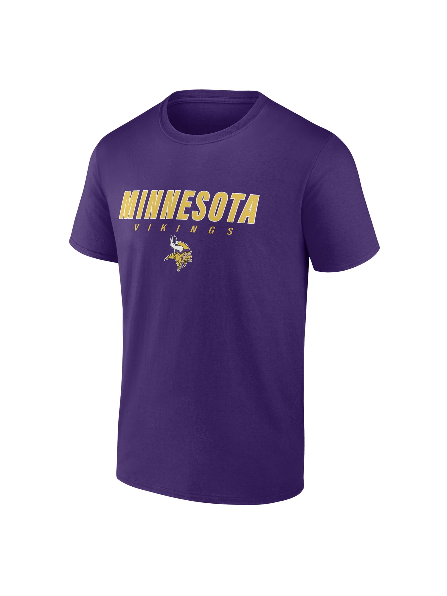 NFL Minnesota Vikings Men's Cotton Purple Short Sleeve T-Shirt